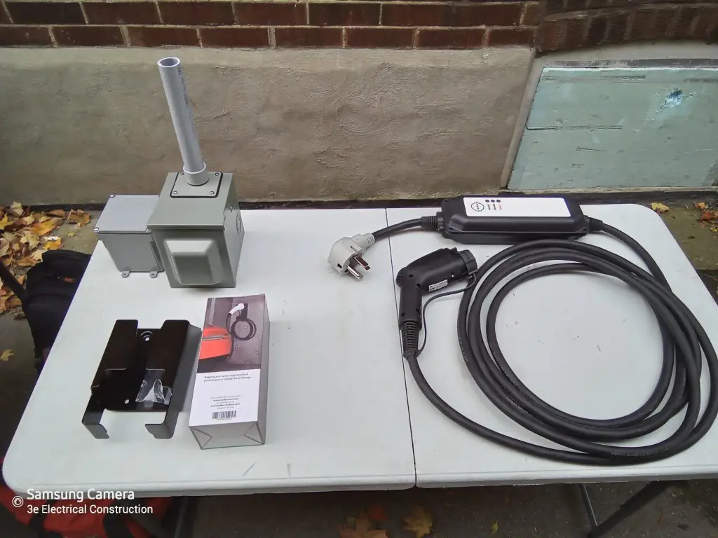 Preparation of a 14-50R and weatherproof box