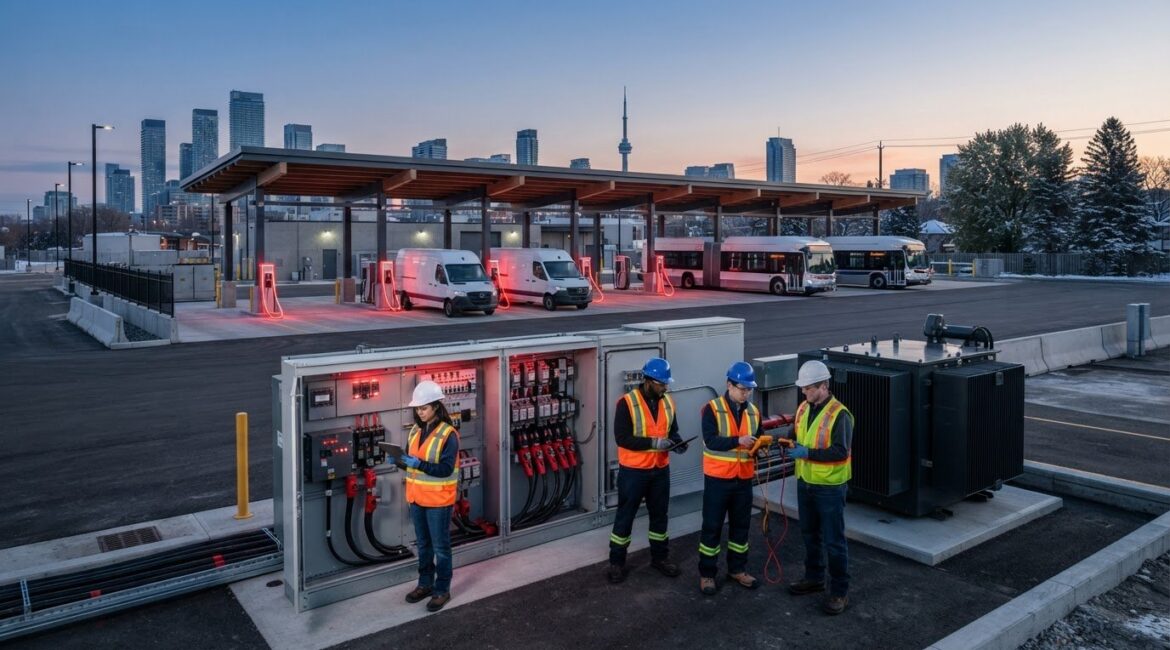 Fleet EV Charging Station Installation in Ontario: Commercial Depot Guide (2026)