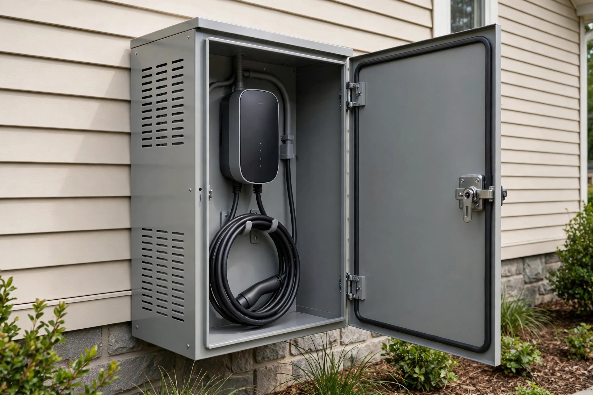 EV charger cabinet