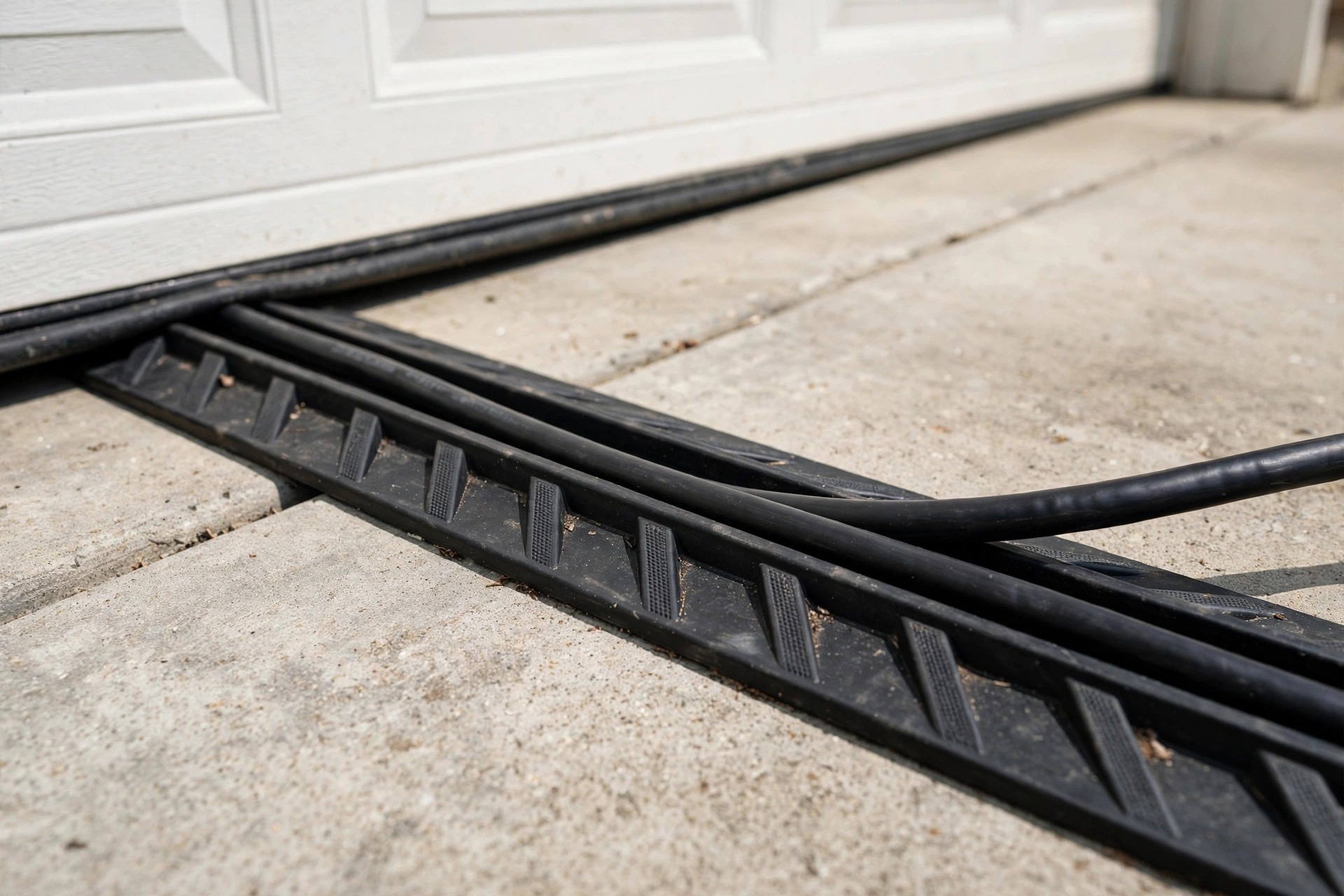 Garage-door cord protection