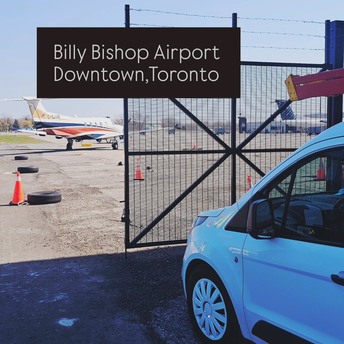 The 3e Electrical van at Billy Bishop Airport, downtown Toronto