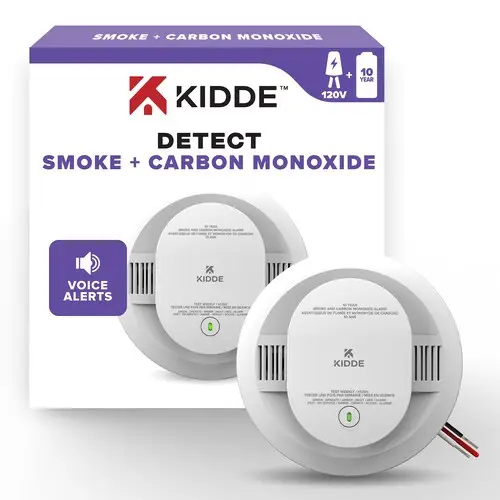 Kidde Detect hardwired smoke and CO alarm with voice alerts