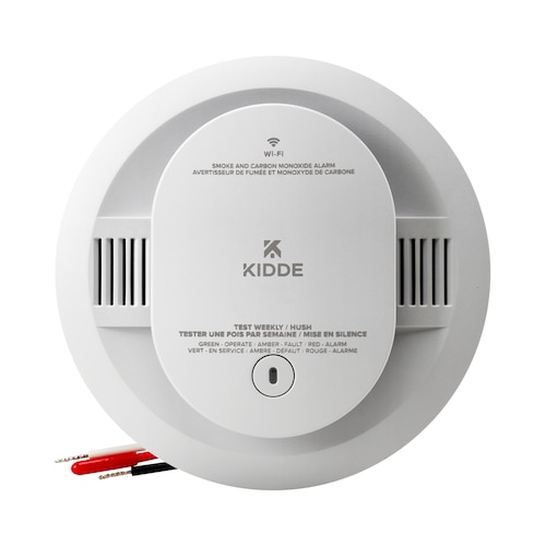 Kidde hardwired smart smoke and CO alarm with app alerts
